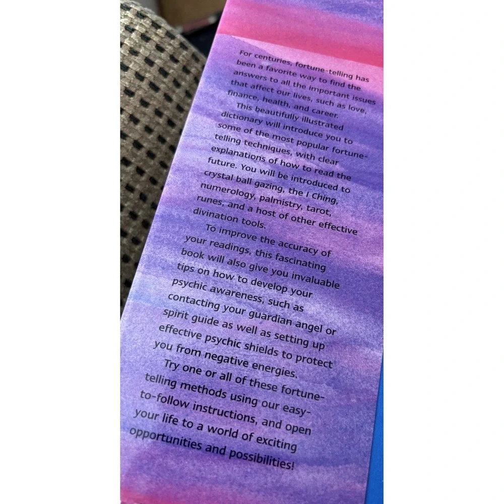 Fortune Tellers Dictionary, Psychic Practices, Explanations, Divinations & More! - Picture 3 of 5